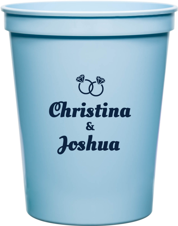 Customized I Said Yas Engagement Stadium Cups