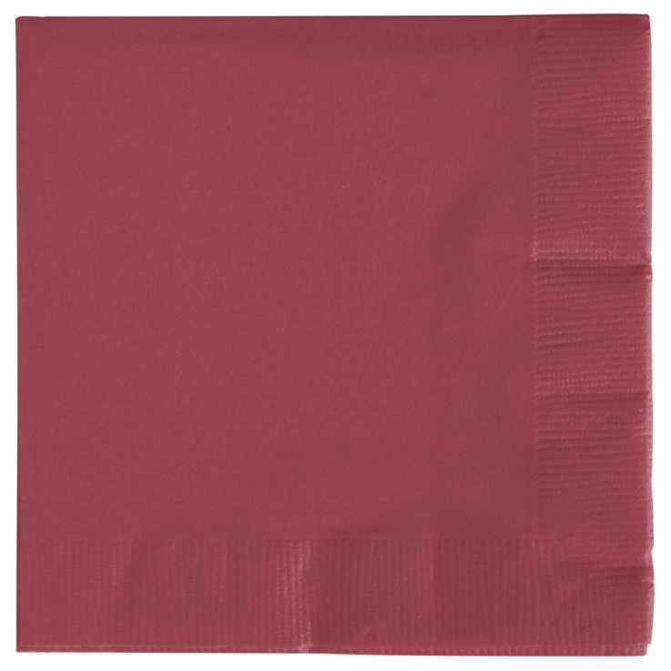 Burgundy - Custom Napkins
