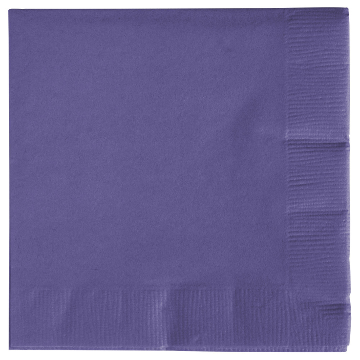 Purple - Beverage Napkins
