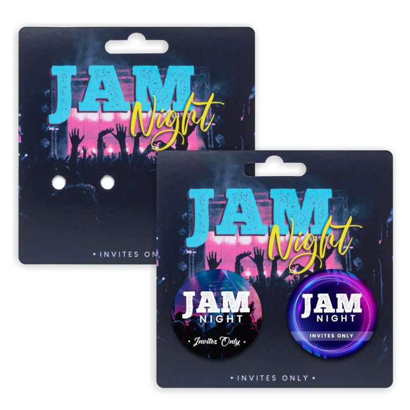 1.5" Round X 2 Button Packs