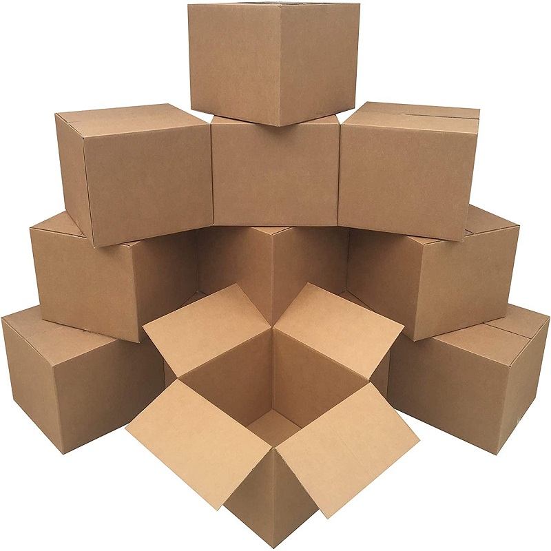 10 X 10 X 10 Inch Corrugated Boxes - Blank
