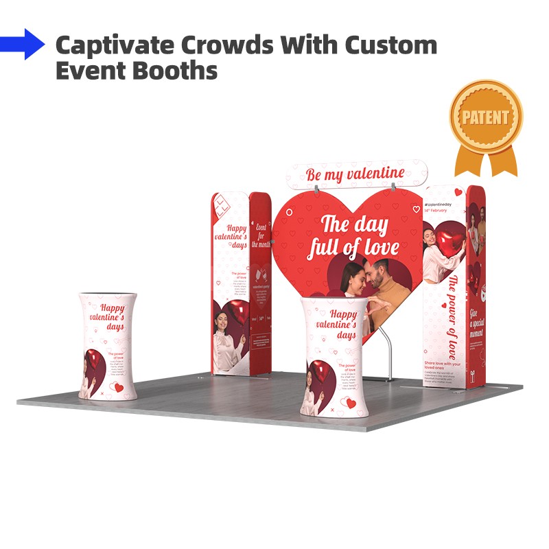 10x10ft Trade Show Booth Kit - D5