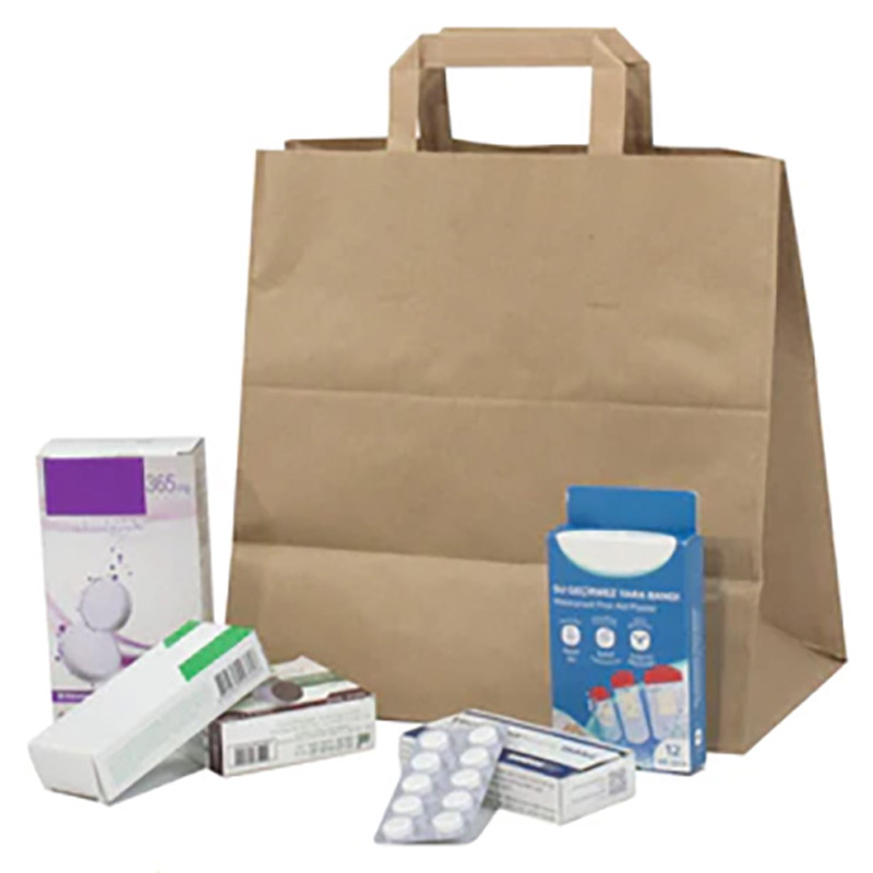 11 X 11 Inch Custom Paper Shopping Bag With Handles
