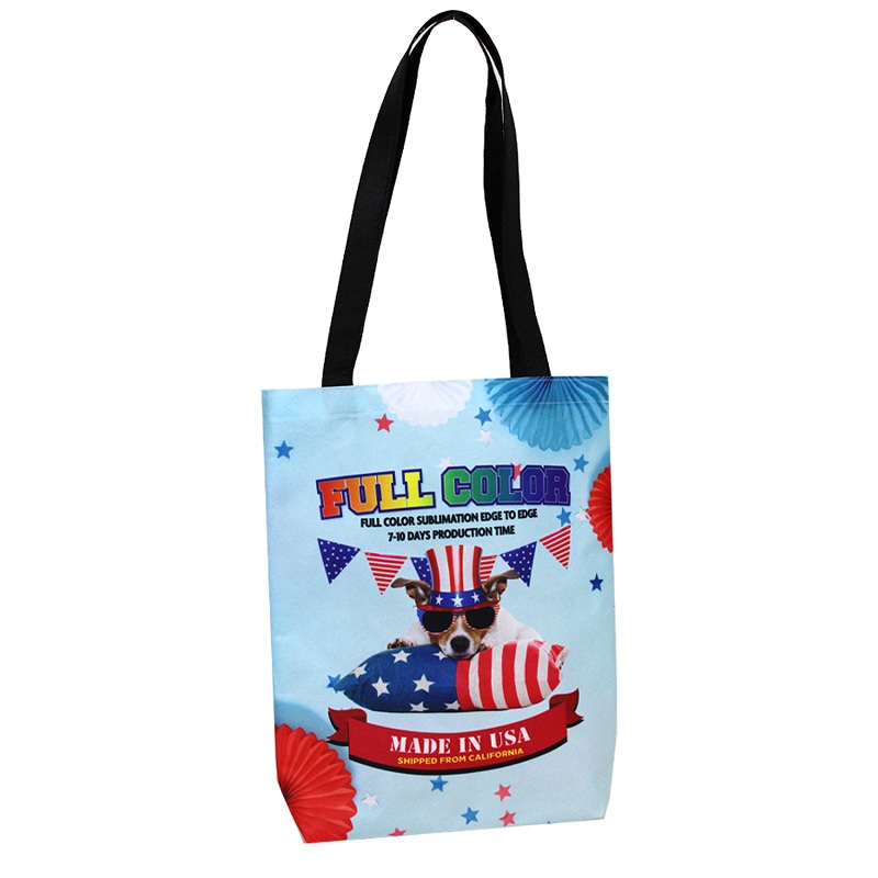 11 X 13.5 Inch TERRA PET Small Full Color Sublimation Tote Bags