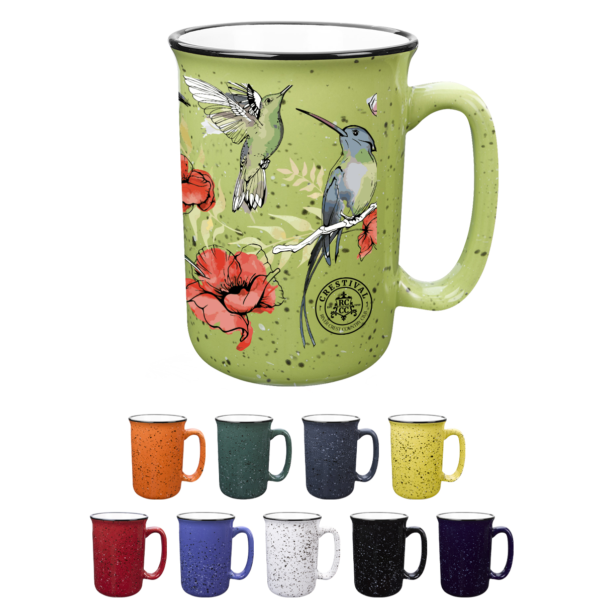 12 Oz. Full Color Tall Campfire Mug