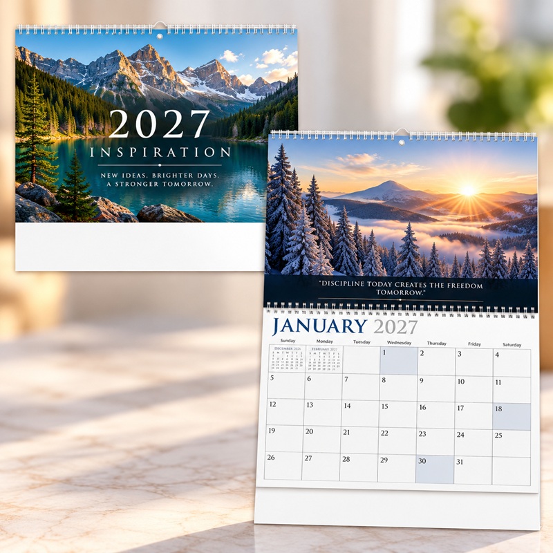2024 Inspiration Wall Calendar - Spiral