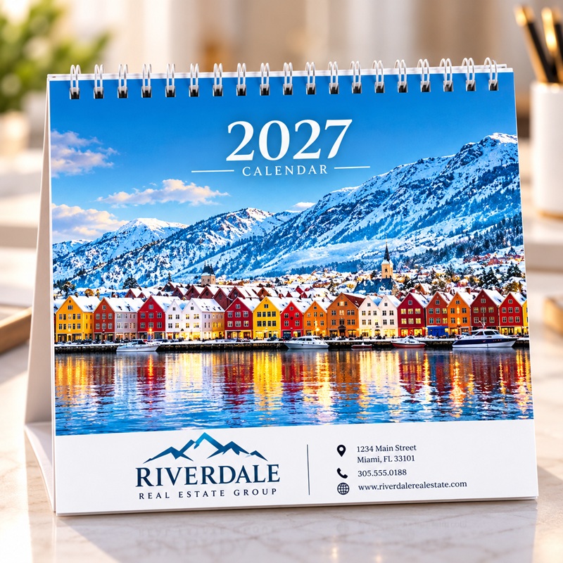 2024 Scenic World Desk Tent Calendar