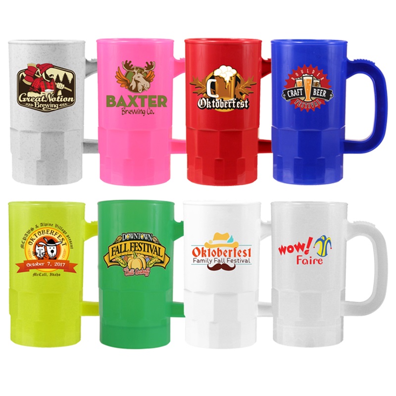 14 Oz. Full Color Digital Beer Stein - Two Side Printing