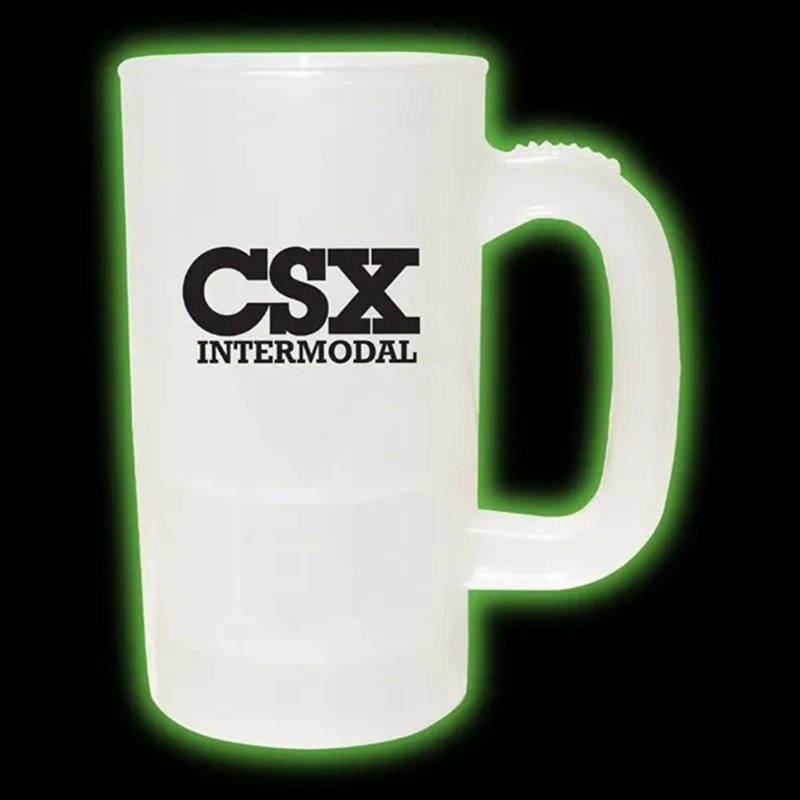 14 Oz. Glow In The Dark Beer Stein