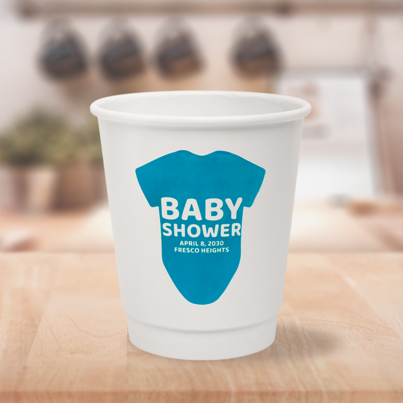 Custom 10 Oz. Double Wall Paper Hot Cups