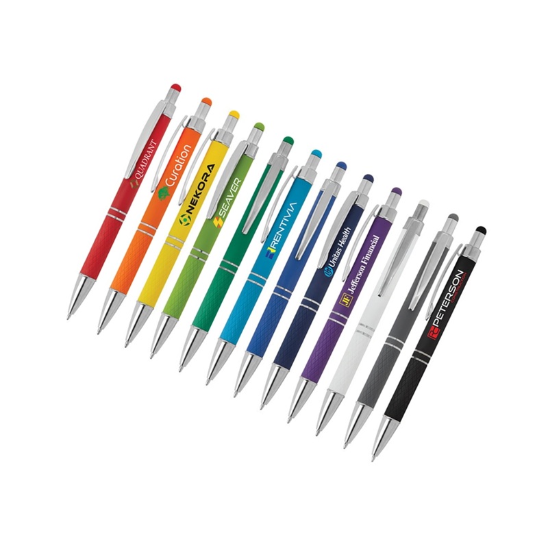 Basics Plastik Palette Soft Touch Ballpoint Pen / Stylus