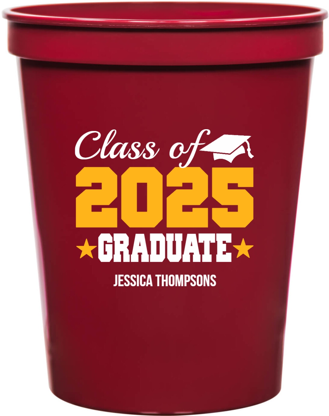 Class Of 2025 Graduate 16oz Stadium Cups Style 171317