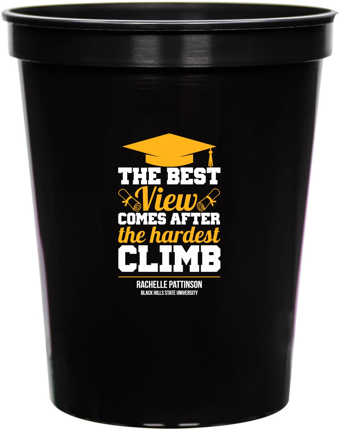 The Best View Comes After The Hardest Climb 16oz Stadium Cups Style 172169