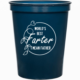 Holidays & Special Events Farter Worlds Best Mean Father 16oz Stadium Cups Style 136381
