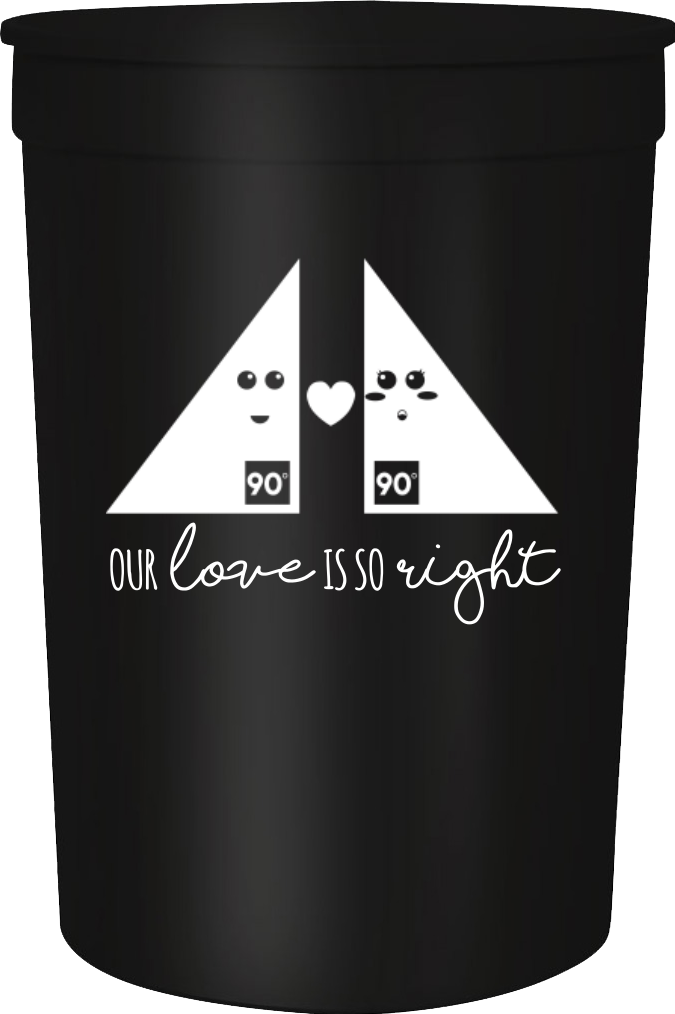 Happy Valentine's Day Our Is So Love Right 16oz Stadium Cups Style 101351