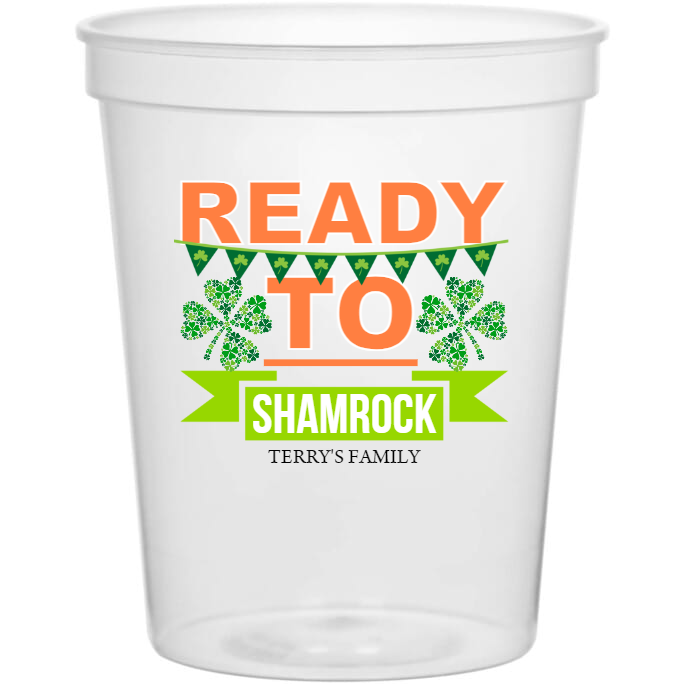 Ready To Shamrock 16oz Stadium Cups Style 158552