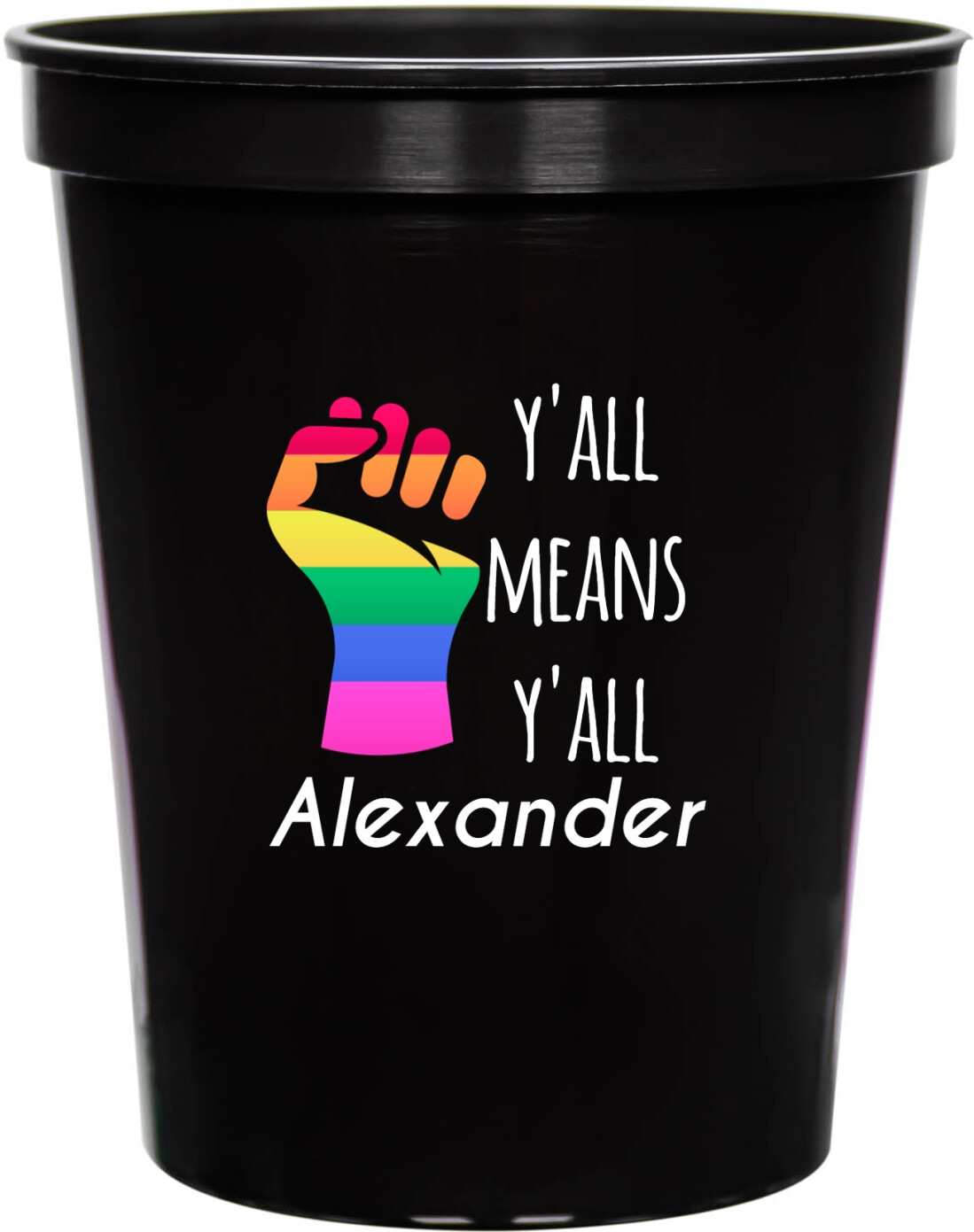 Y'all Means Y'all 16oz Stadium Cups Style 173217