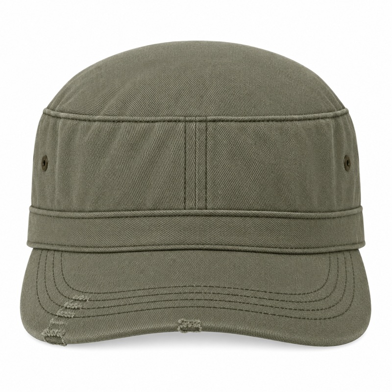 District Distressed Military Hat.