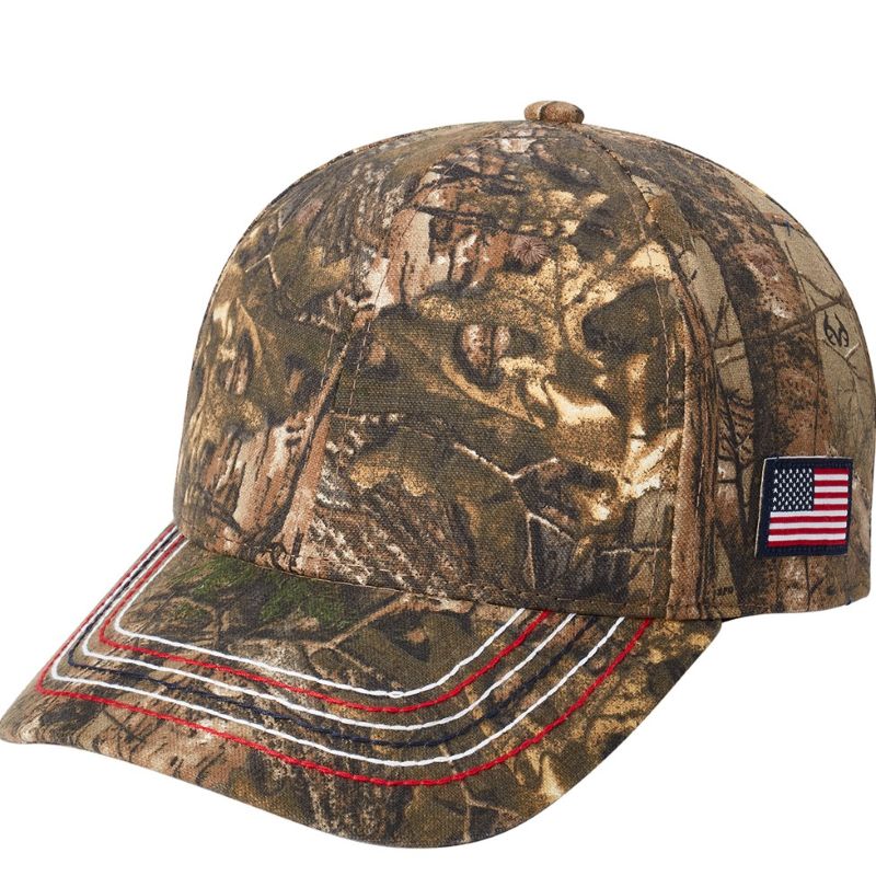 Port & Company Port Authority Americana Contrast Stitch Camouflage Cap.