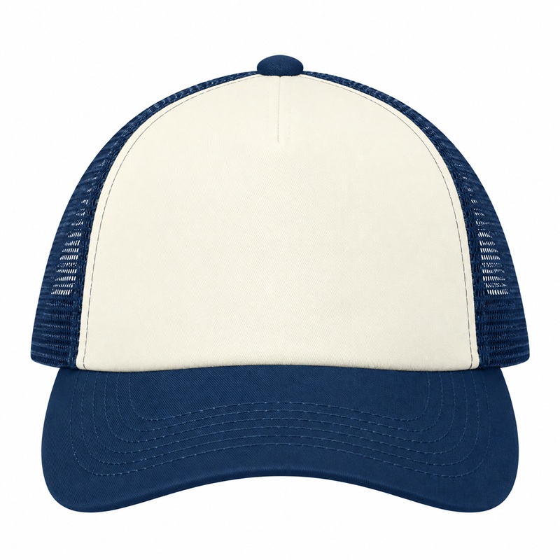 Port Authority 5-Panel Twill Foam Trucker Cap.