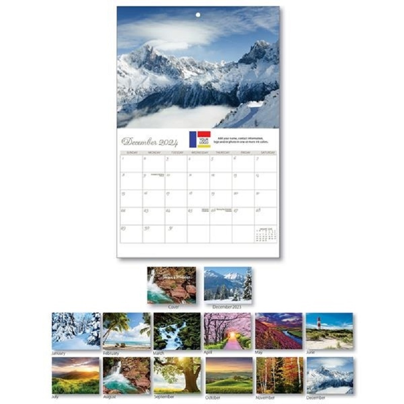 2024 Scenic Wall Calendar Calendars