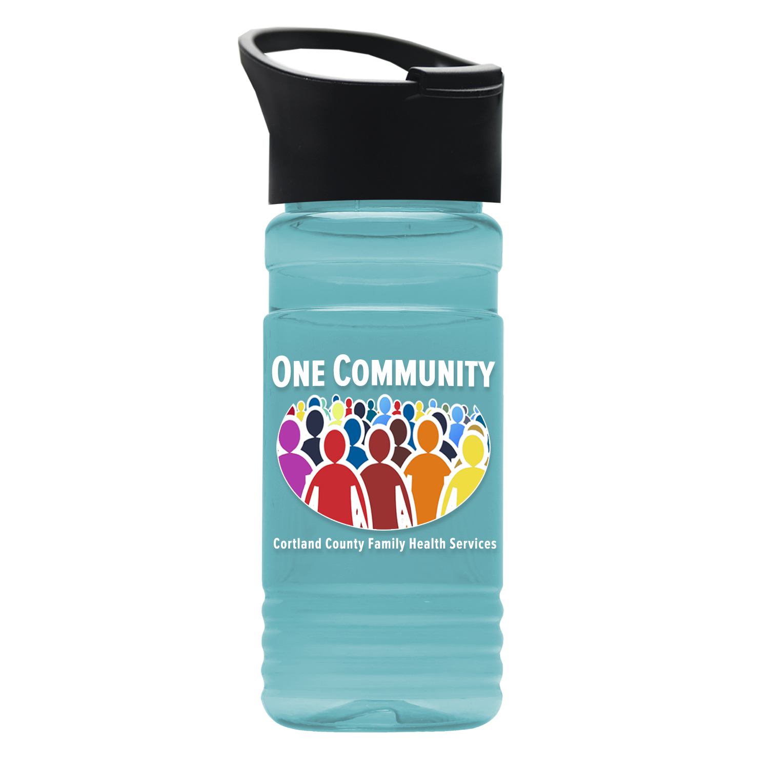 20 Oz. UpCycle RPET Bottle With Pop Up Sip - Digital