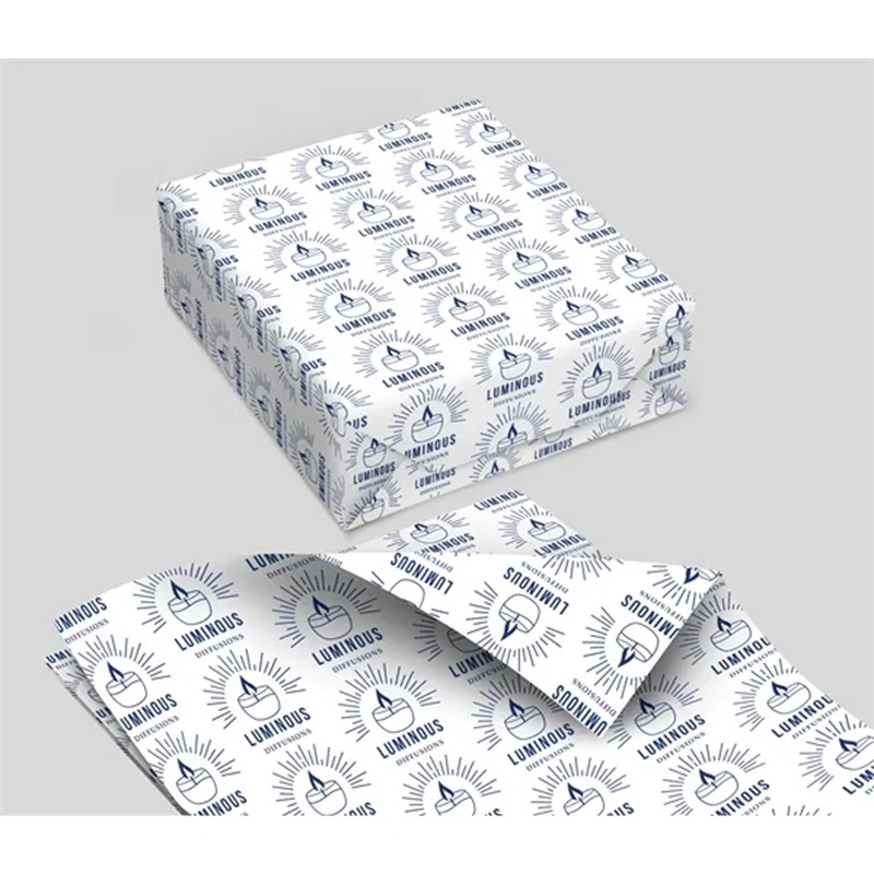 One Color Custom Gift Wrap Sheets