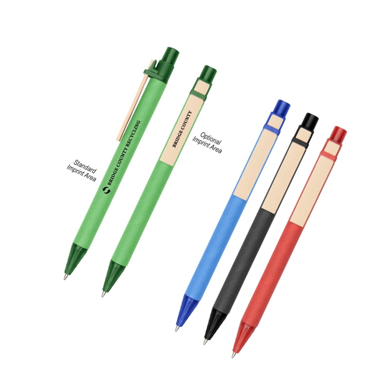 Eco-Inspired Pen With Color Barrel