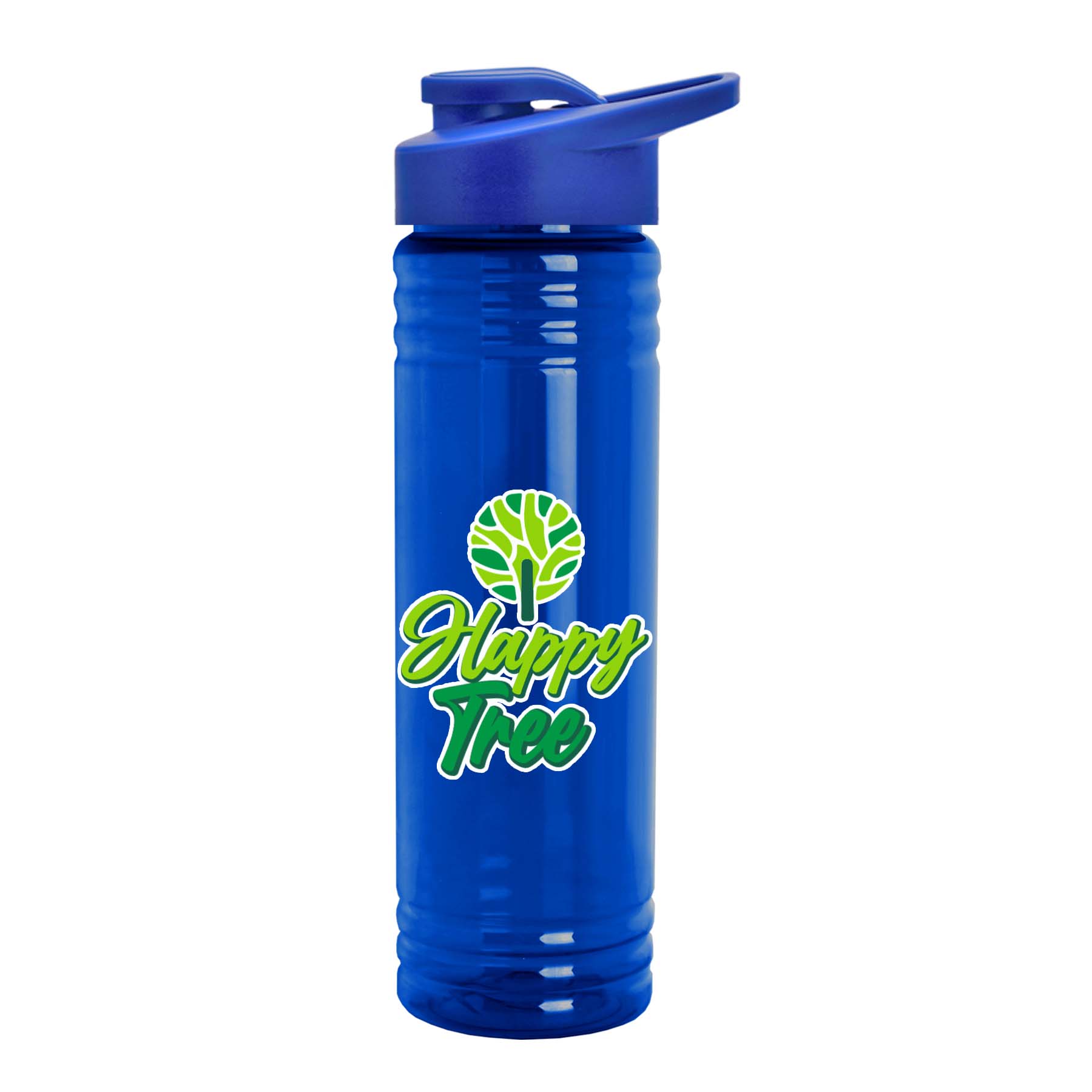 24 Oz. Slim Fit UpCycle RPET Bottles With Drink-Thru Digital