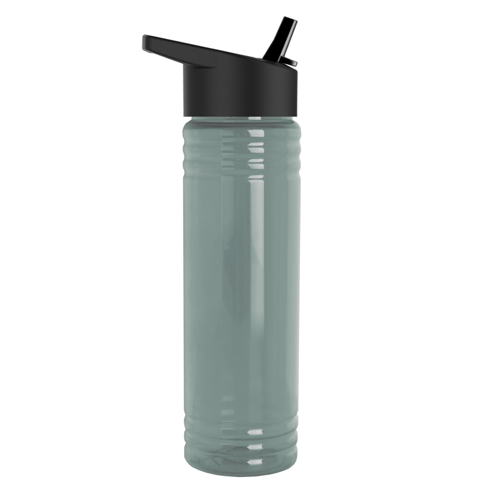 24 Oz. Slim Fit UpCycle RPET Bottles With Flip Straw
