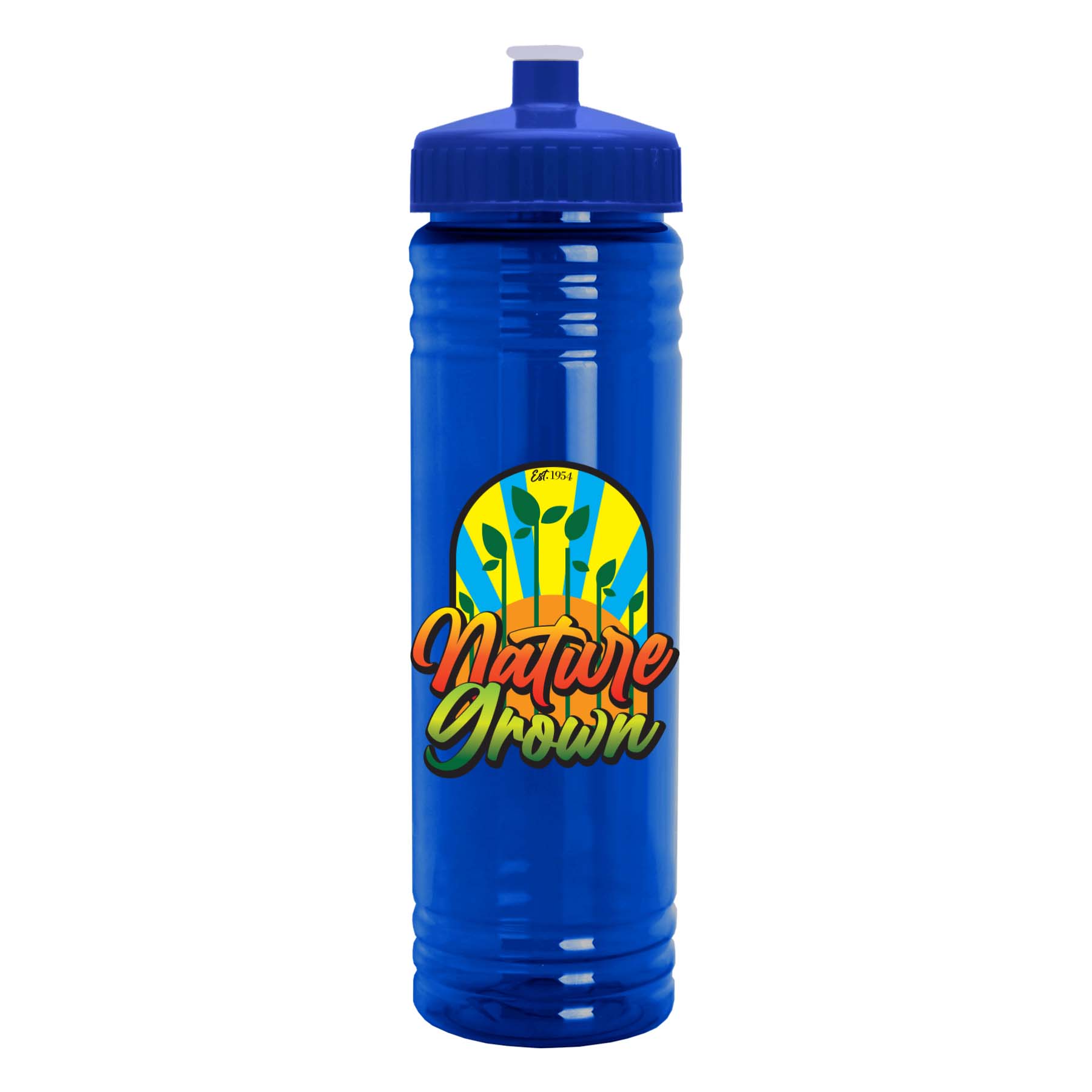 24 Oz. Slim Fit UpCycle RPET Bottle With Push-Pull Digital