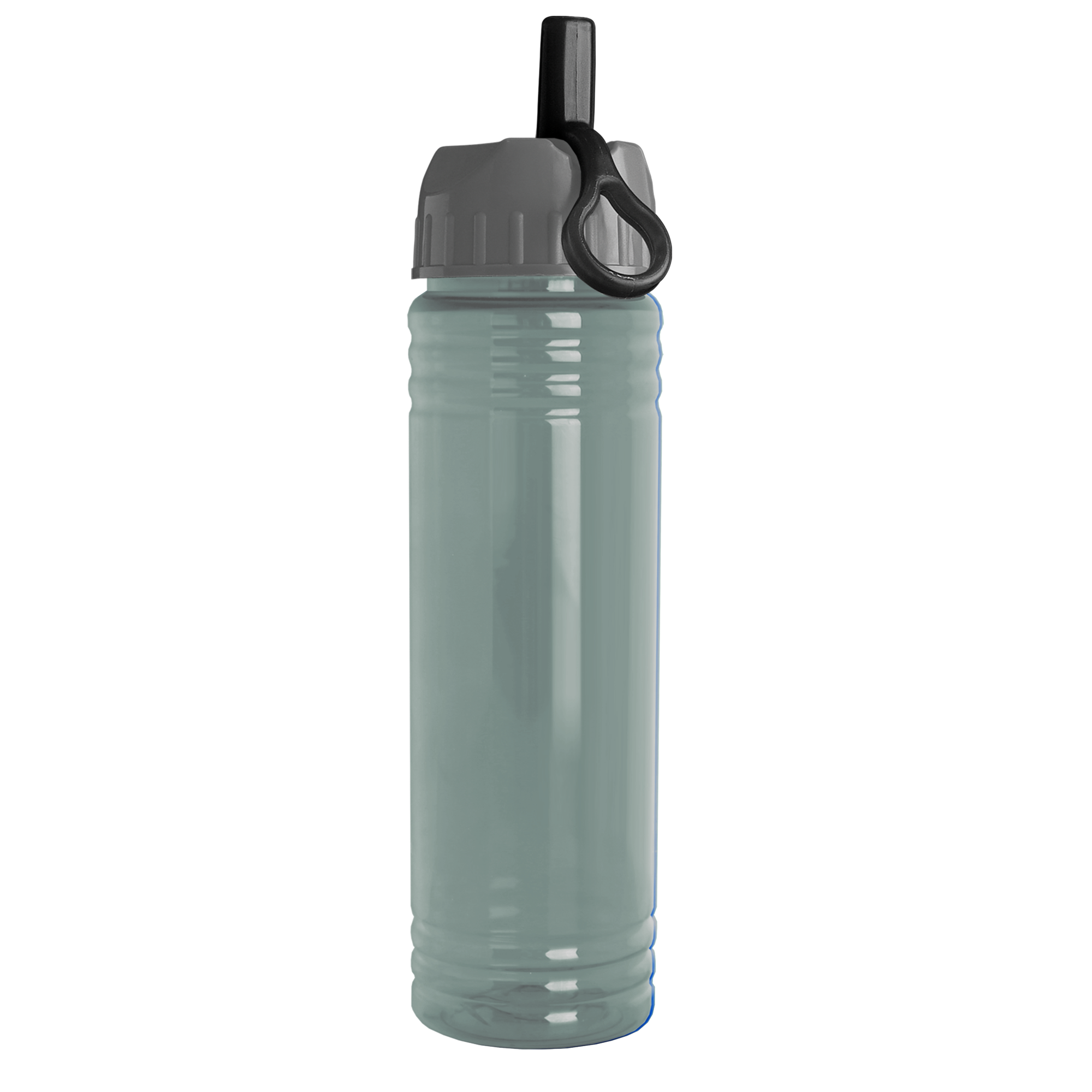 24 Oz. Slim Fit UpCycle RPET Bottle With Ring Straw