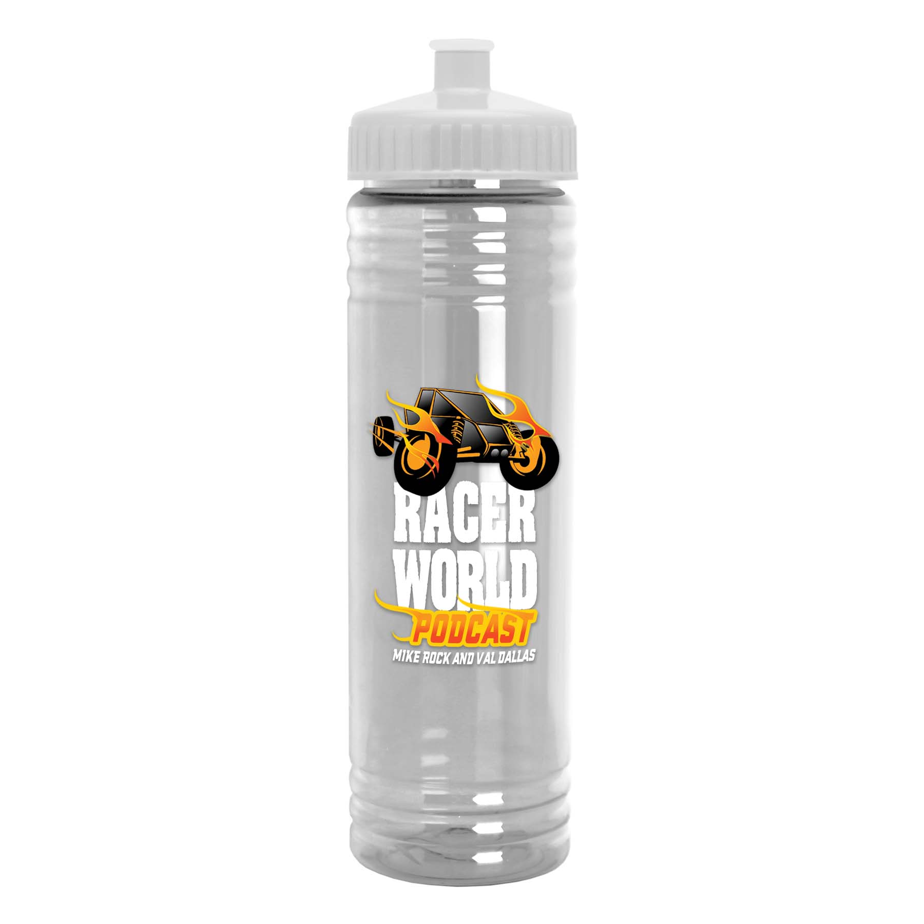 24 Oz. Slim Fit Water Bottle With Push-Pull - Digital