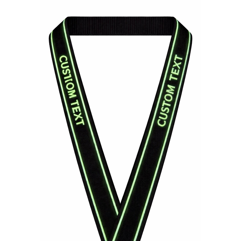 Custom Text-Glow Lanyards