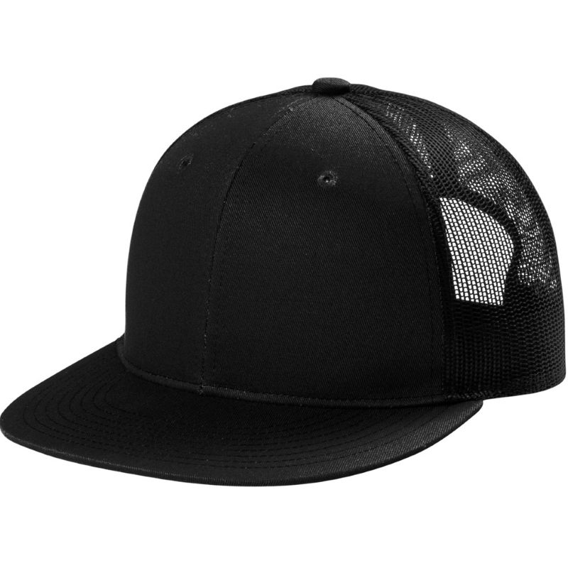 Port Authority Snapback Flat Bill Trucker Cap
