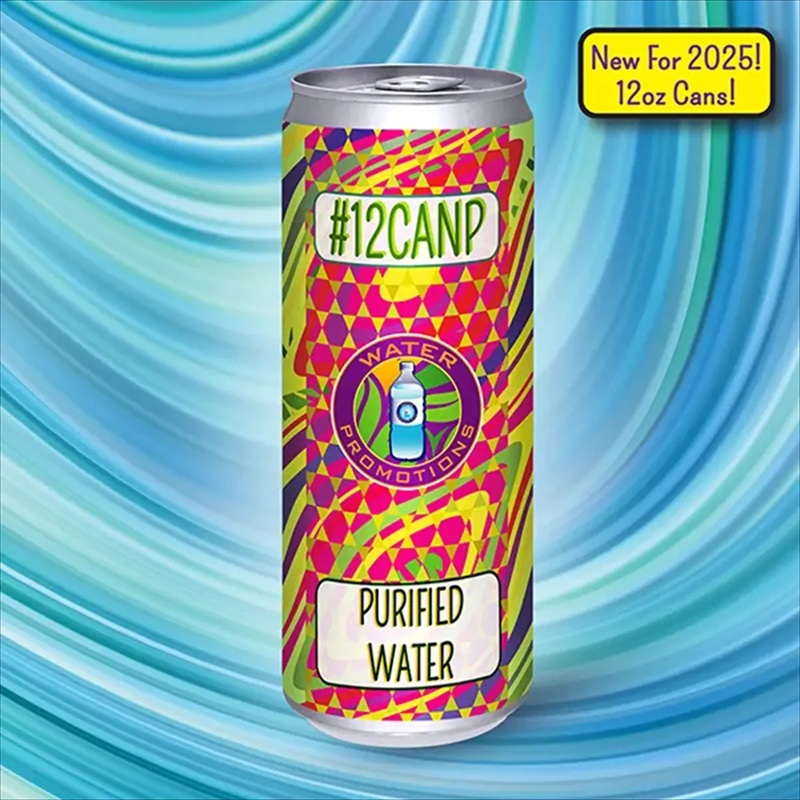 12oz. Purified Water In Slim Recyclable Aluminum Can