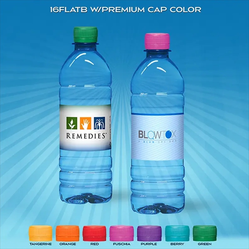 16.9 Oz Blue Bottle With Premium Cap Color