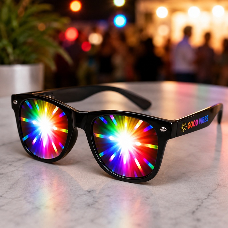 Plastic 3D Fireworks Glasses