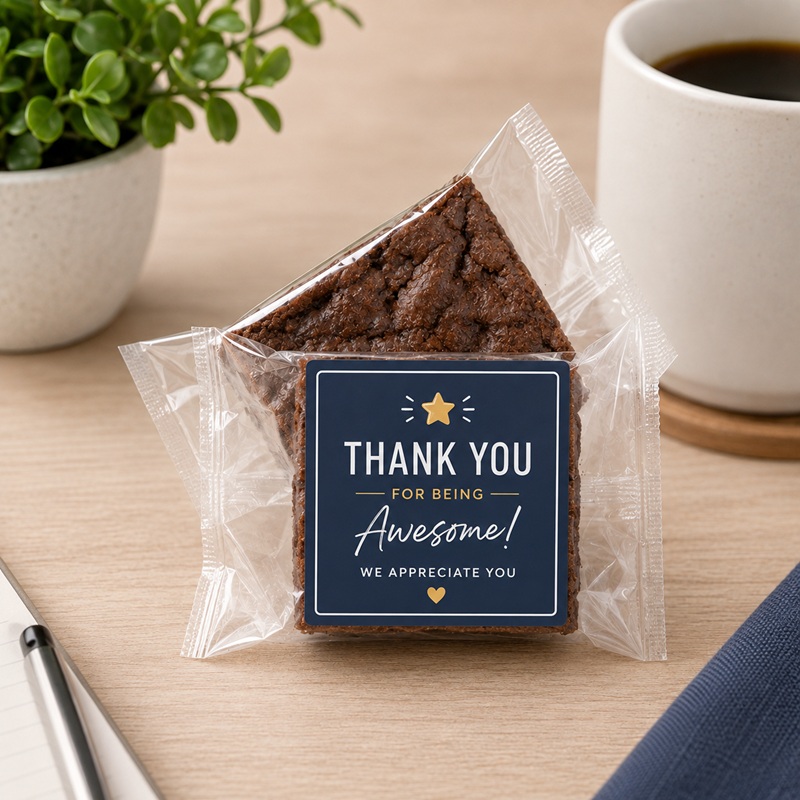 Fresh Beginnings Individually Wrapped Fudge Brownie