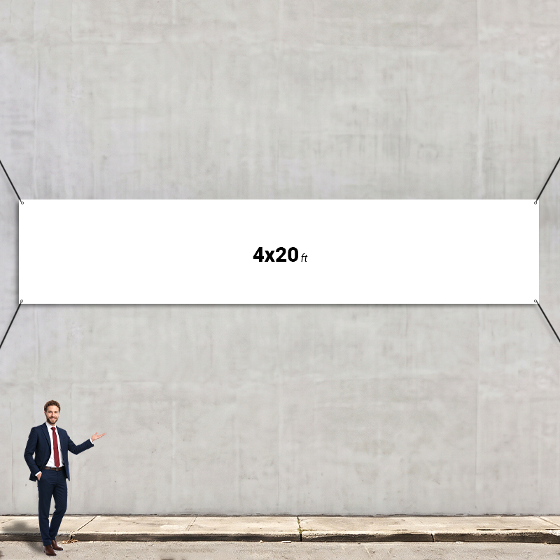 Custom 4' X 20' Banners
