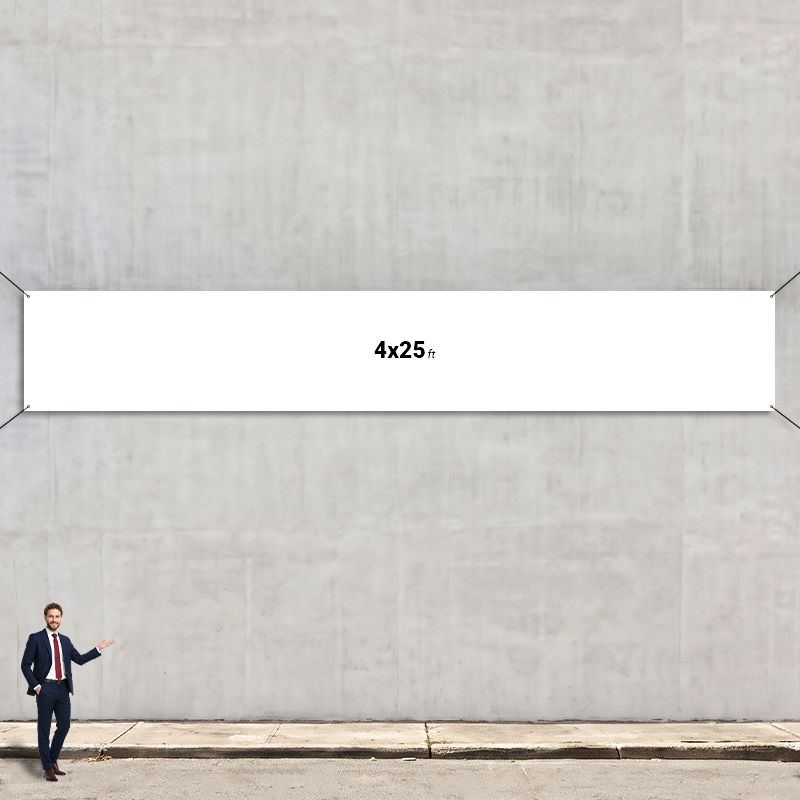Custom 4' X 25' Banners