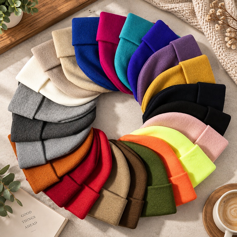 Custom Classic Polyester Cotton Beanies