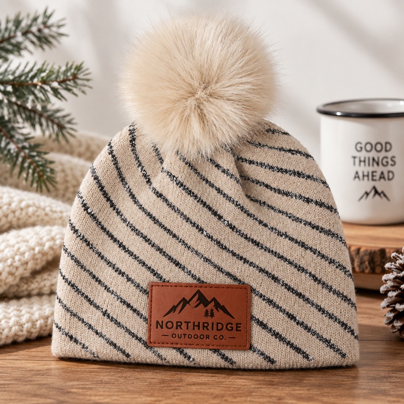Mirthful Beanies With Pom