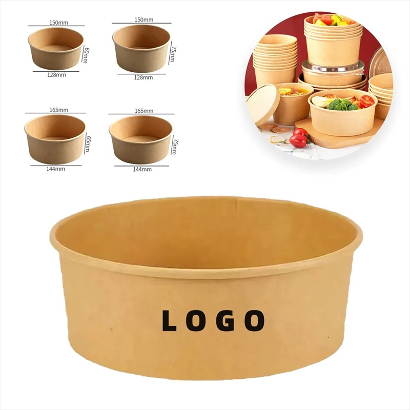Round Disposable Takeout Food Containers Bowl