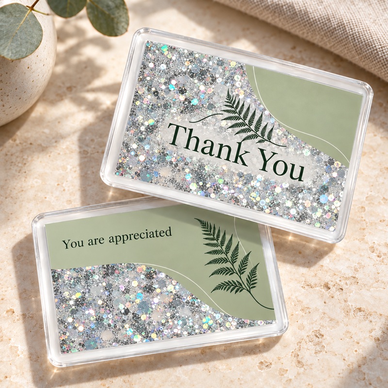 Acrylic Quicksand Card