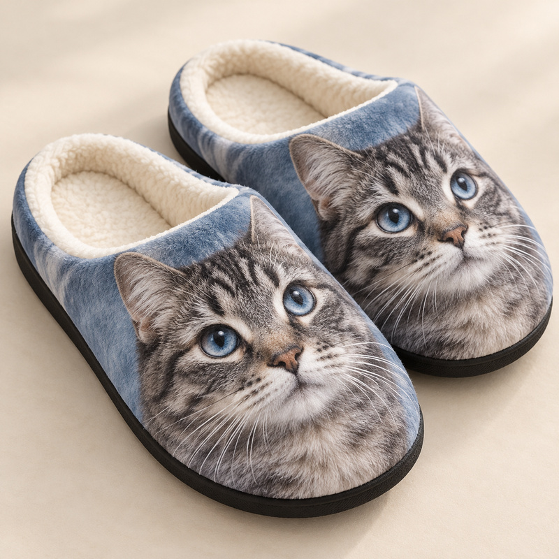 Custom Plush House Slippers