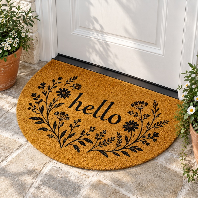 Custom Semi-Circle Floor Mats