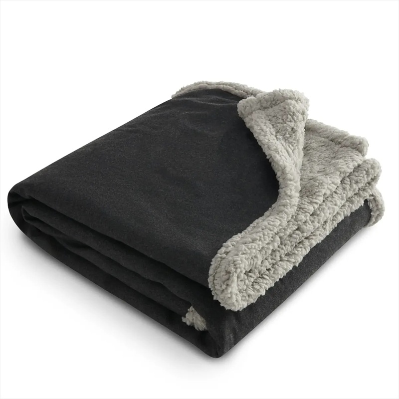 Blank Field & Co.&reg; Oversized Wool Sherpa Blanket