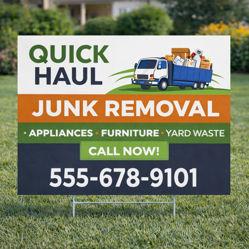 Custom 18" X 24" Yard Signs