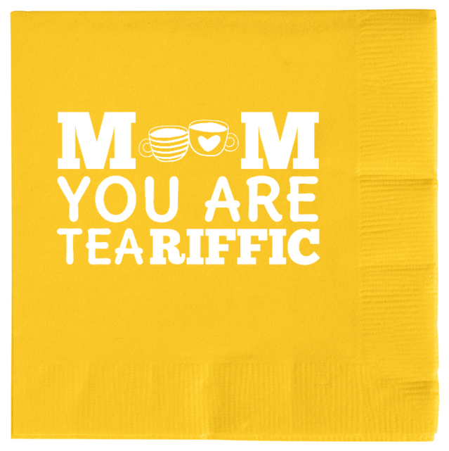 Happy Mothers Day You Are Riffic Tea 2ply Economy Beverage Napkins Style 133764